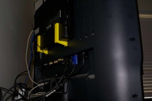 Rear TV Laptop Stand 2